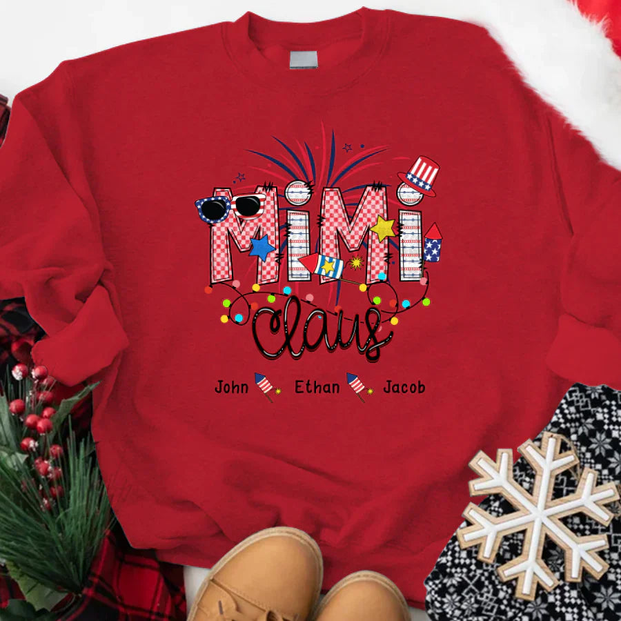 Christmas Mimi Claus And Kids CTH01 Sweatshirt
