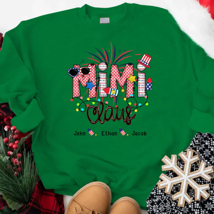 Christmas Mimi Claus And Kids CTH01 Sweatshirt
