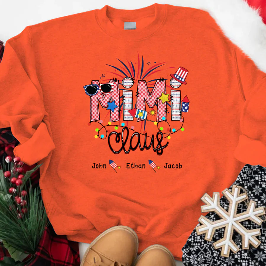 Christmas Mimi Claus And Kids CTH01 Sweatshirt