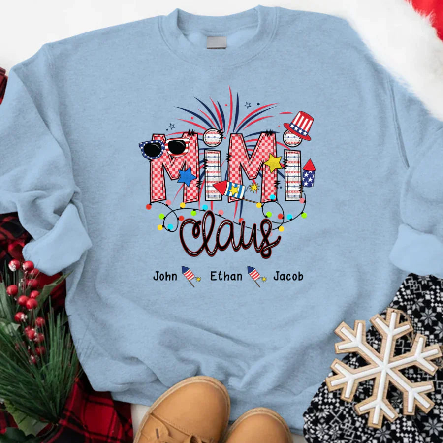 Christmas Mimi Claus And Kids CTH01 Sweatshirt