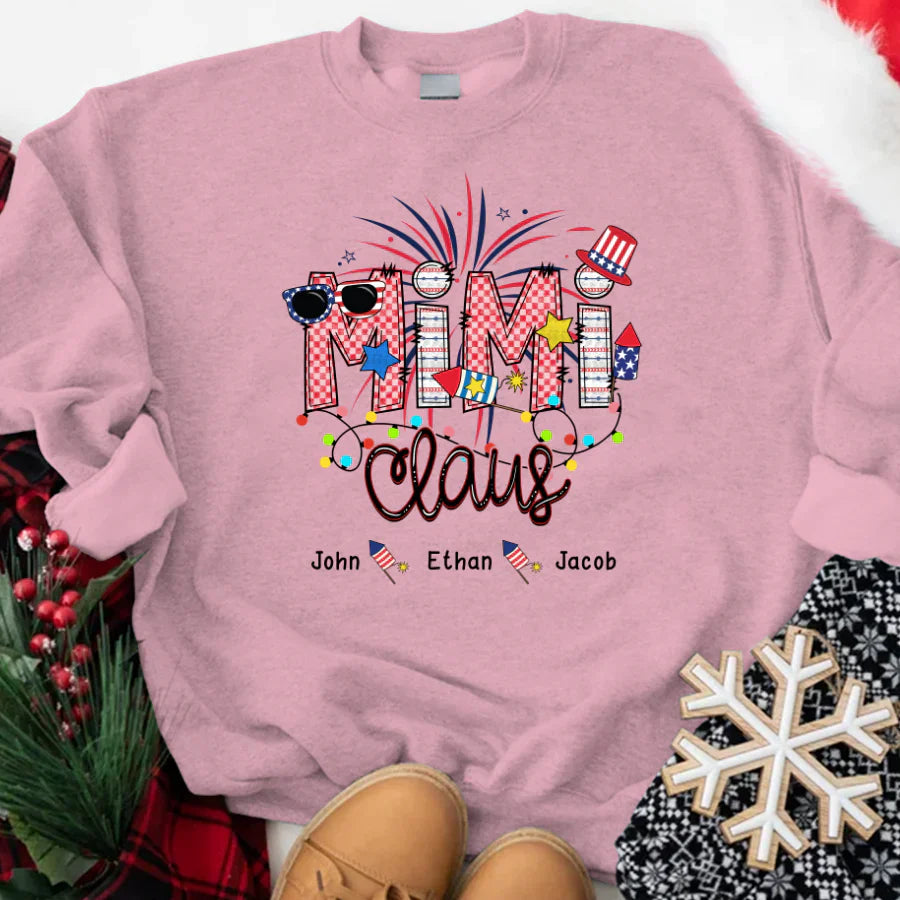 Christmas Mimi Claus And Kids CTH01 Sweatshirt