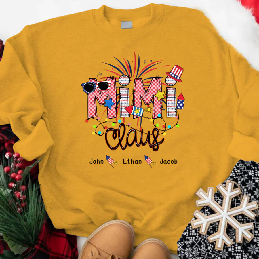 Christmas Mimi Claus And Kids CTH01 Sweatshirt