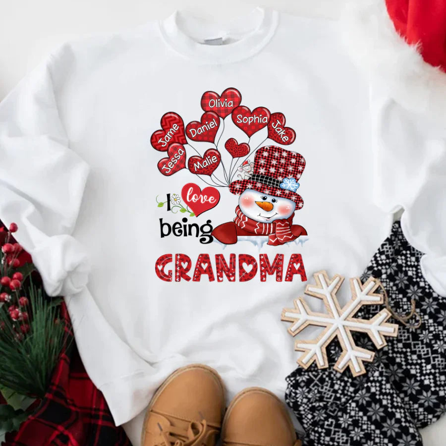I Love Being A Grandma And Kids CTH01 Sweatshirt