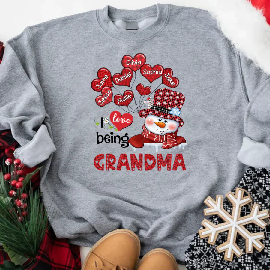 I Love Being A Grandma And Kids CTH01 Sweatshirt