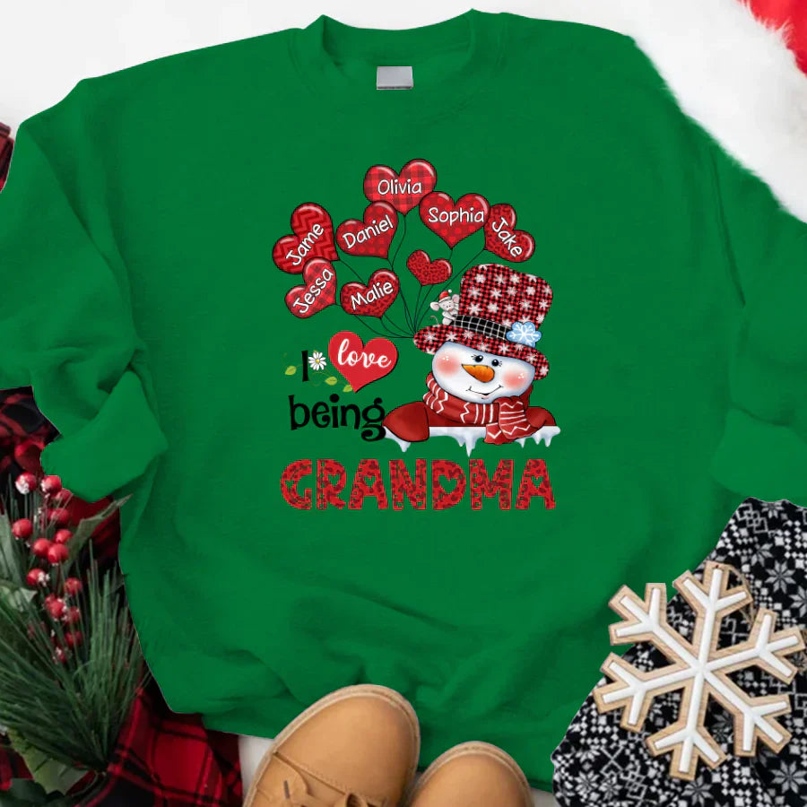 I Love Being A Grandma And Kids CTH01 Sweatshirt