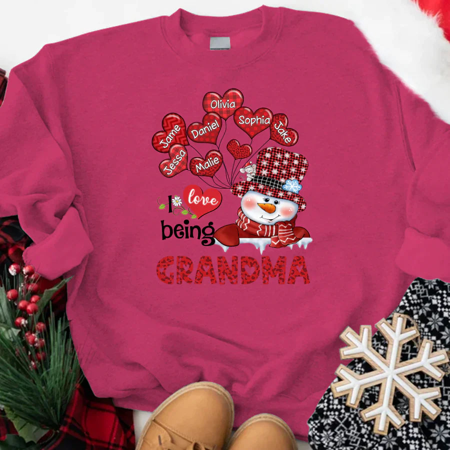 I Love Being A Grandma And Kids CTH01 Sweatshirt