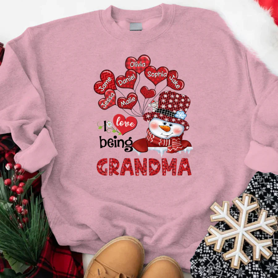 I Love Being A Grandma And Kids CTH01 Sweatshirt