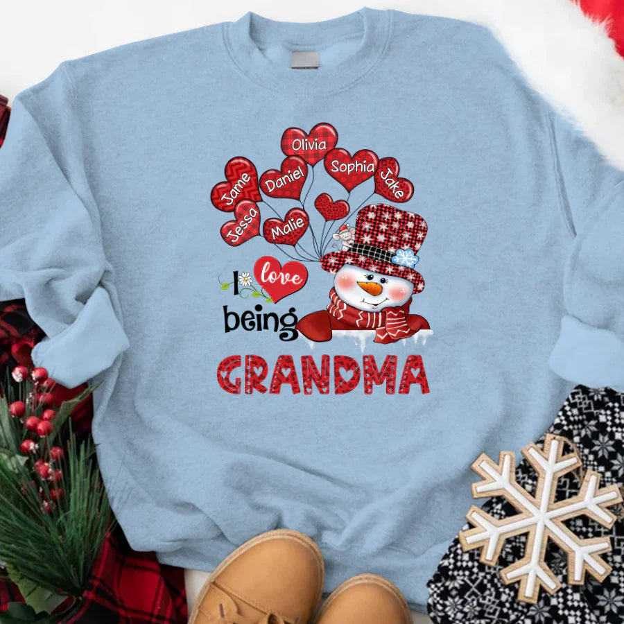 I Love Being A Grandma And Kids CTH01 Sweatshirt