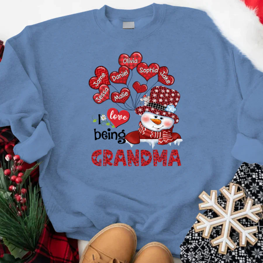 I Love Being A Grandma And Kids CTH01 Sweatshirt