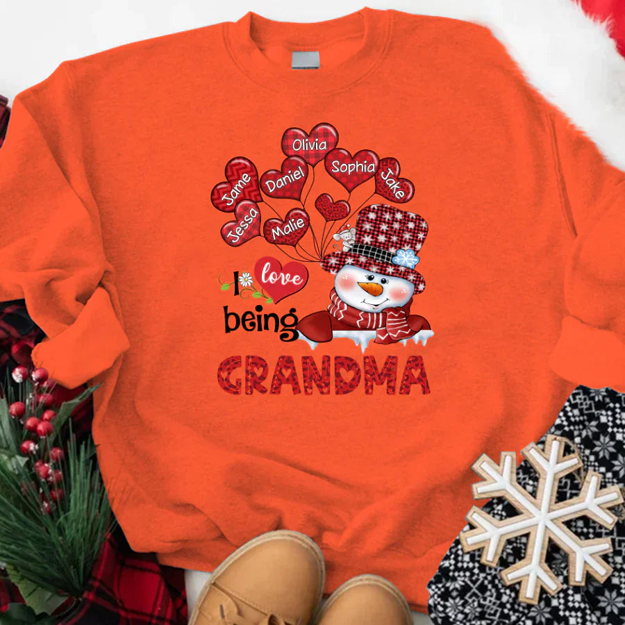 I Love Being A Grandma And Kids CTH01 Sweatshirt