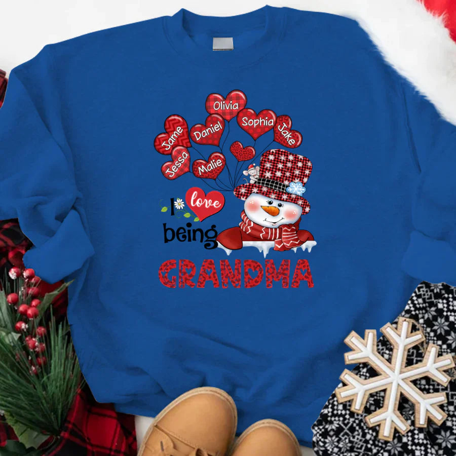 I Love Being A Grandma And Kids CTH01 Sweatshirt