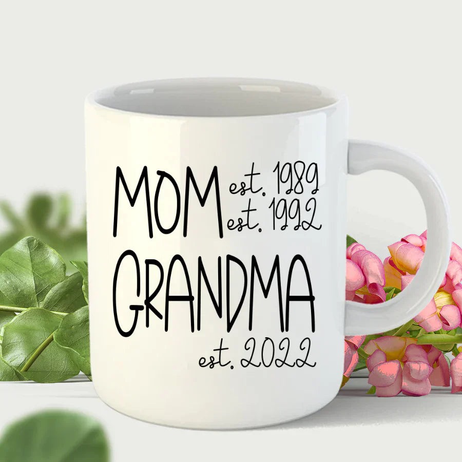 Mom Grandma New Est Sweet VT22120041 Mug
