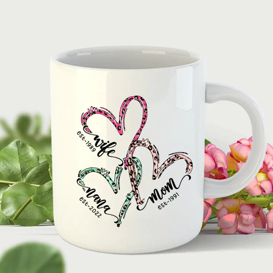 Wife Mom Grandma Heart VT2212001 Mug