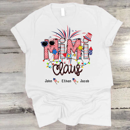Christmas Mimi Claus And Kids CTH01 V-Neck