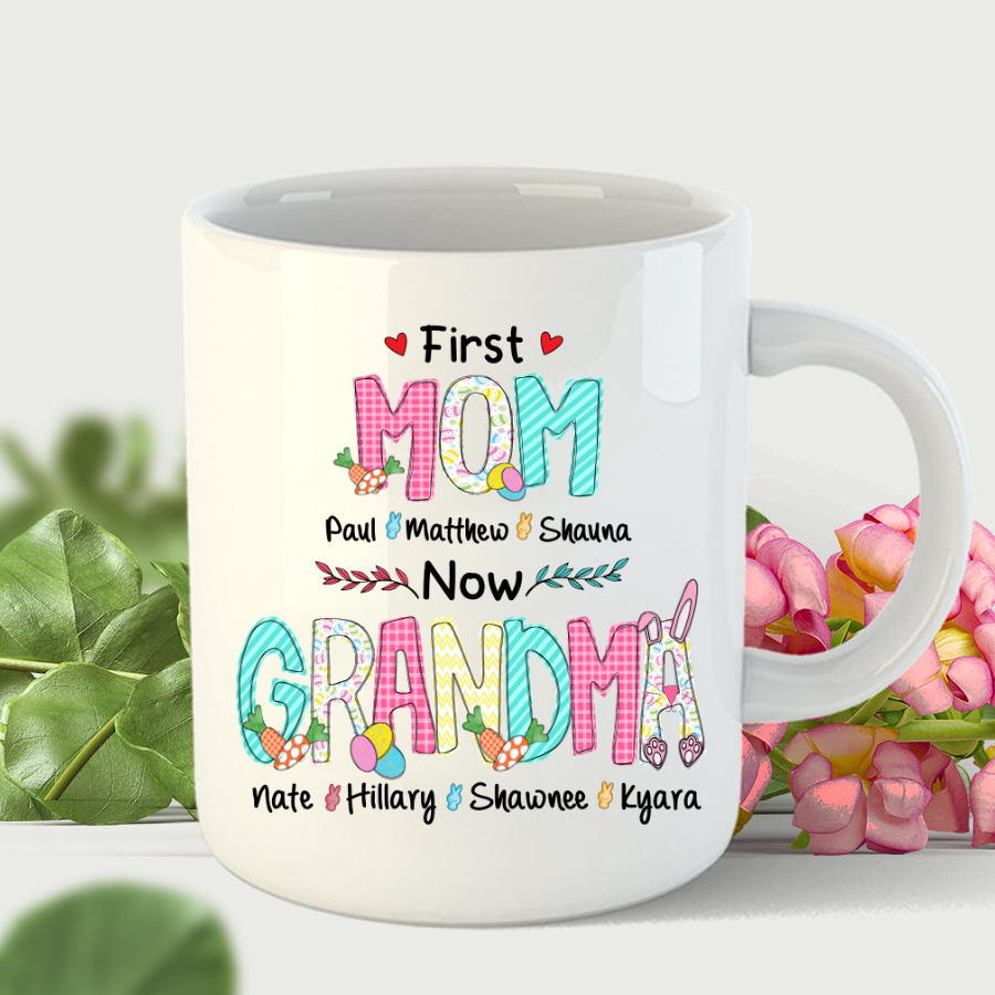 First Mom Now Grandma Easter Day Mug