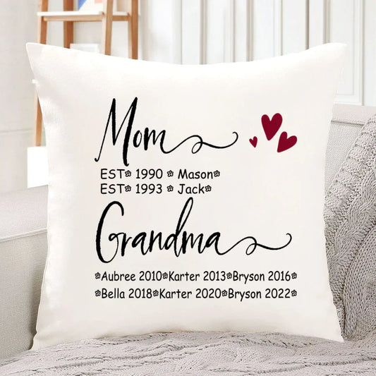 Mom And Grandma Kids Est VT22120093 Indoor Pillow