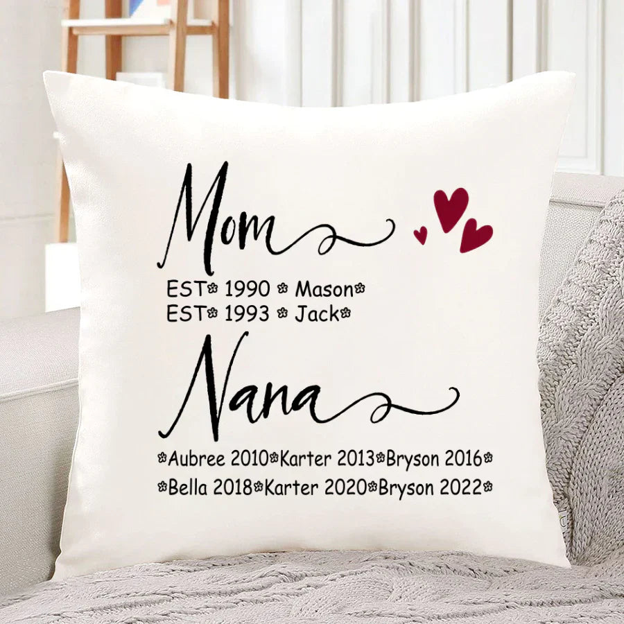 Mom And Nana Kids Est VT22120093 Indoor Pillow