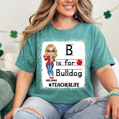 Comfort Colors® Custom School Mascot Custom Teacher Shirt, Custom Gifts For Teacher T-Shirt