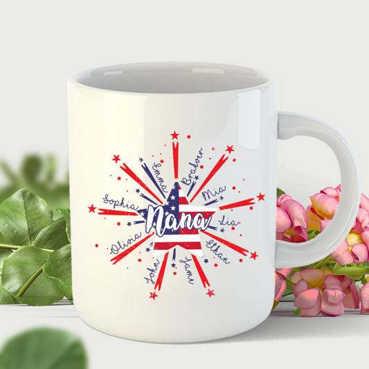 Nana Starburst 4th july american CL01 Mug