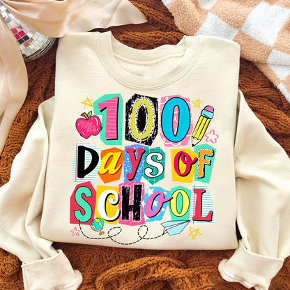 Preppy 100 Days of School, Retro happy 100 days