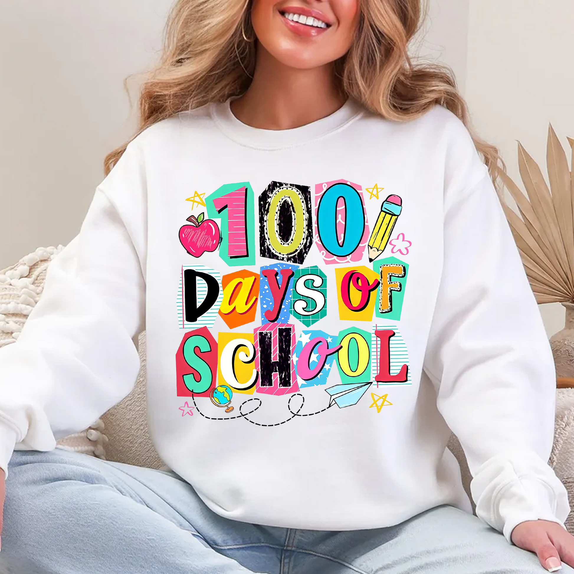 Preppy 100 Days of School, Retro happy 100 days