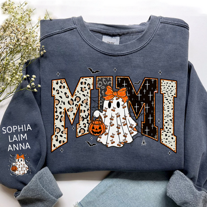 Bible Style Design, Custom Halloween Gift For Mimi And Her Grandchildren