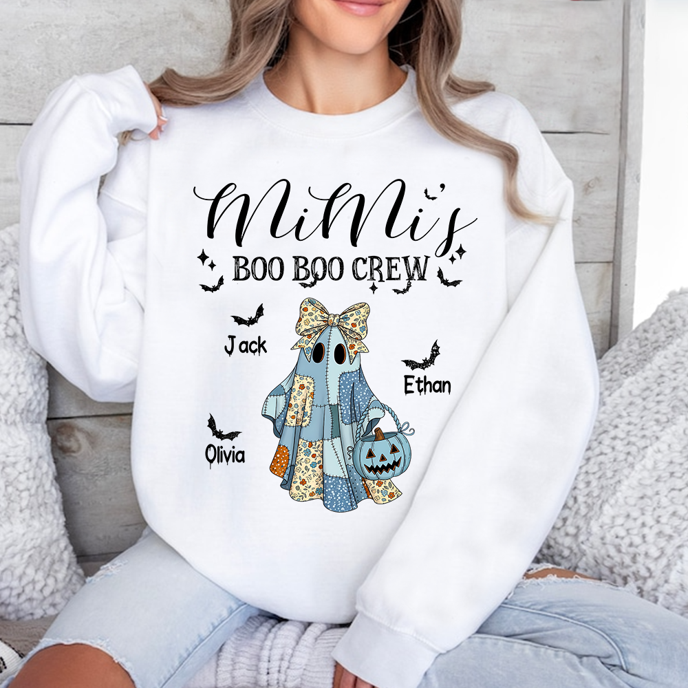 Personalized Halloween Mimi Boo Crew, Gifts for Grandma and Kids