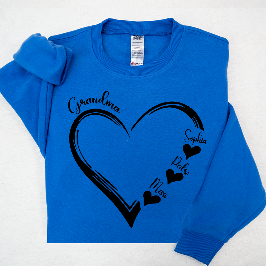 Doodle Heart Valentine For Grandma And Kids LTP01