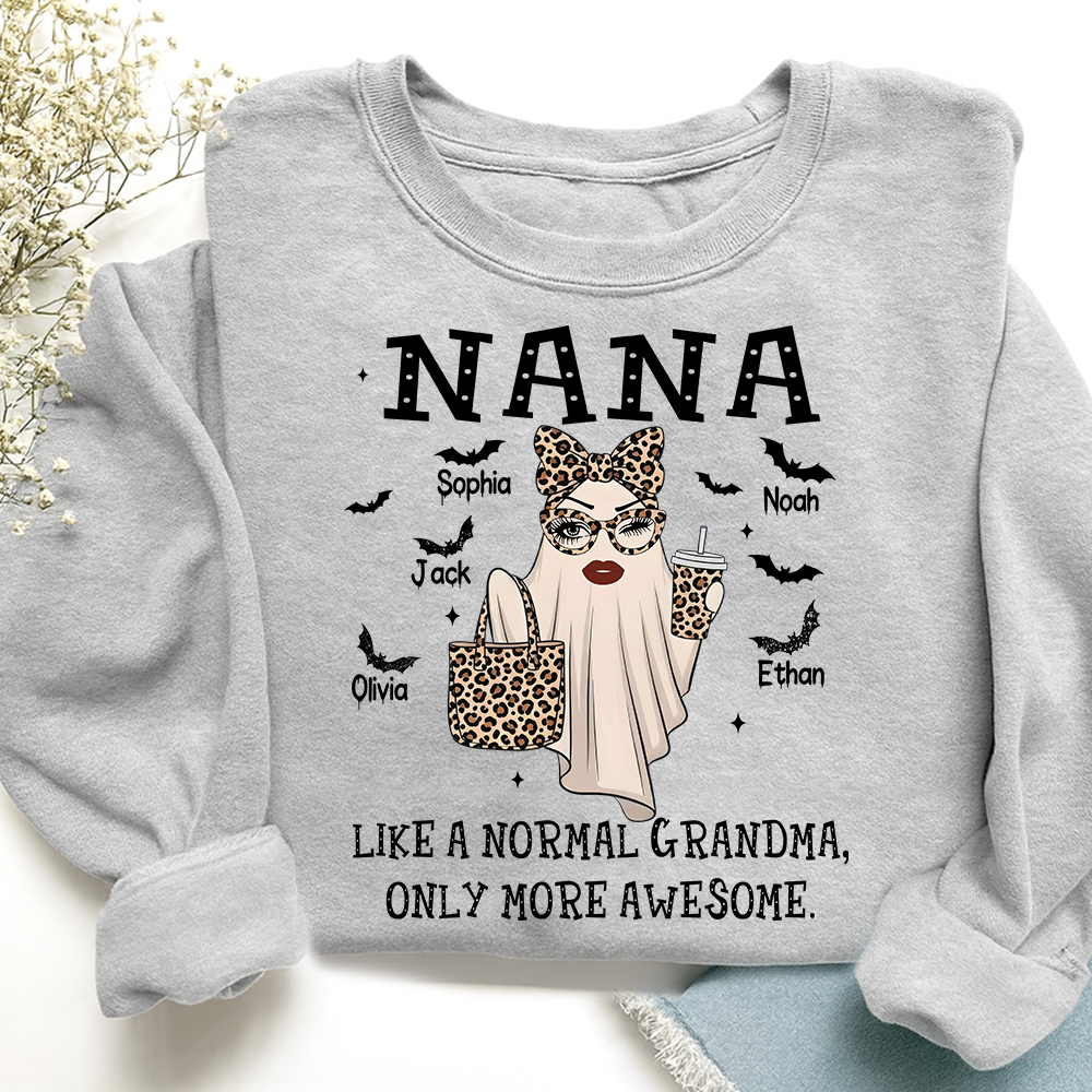 Nana Like A Normal Grandma Only More Awesome, Customized Gifts for Grandma and Grandchild