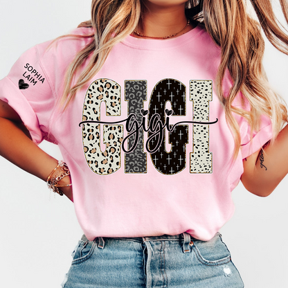 Custom Gigi Shirt Bible Style Design, Custom T-shirt Gift For Gigi And Her Grandchildren