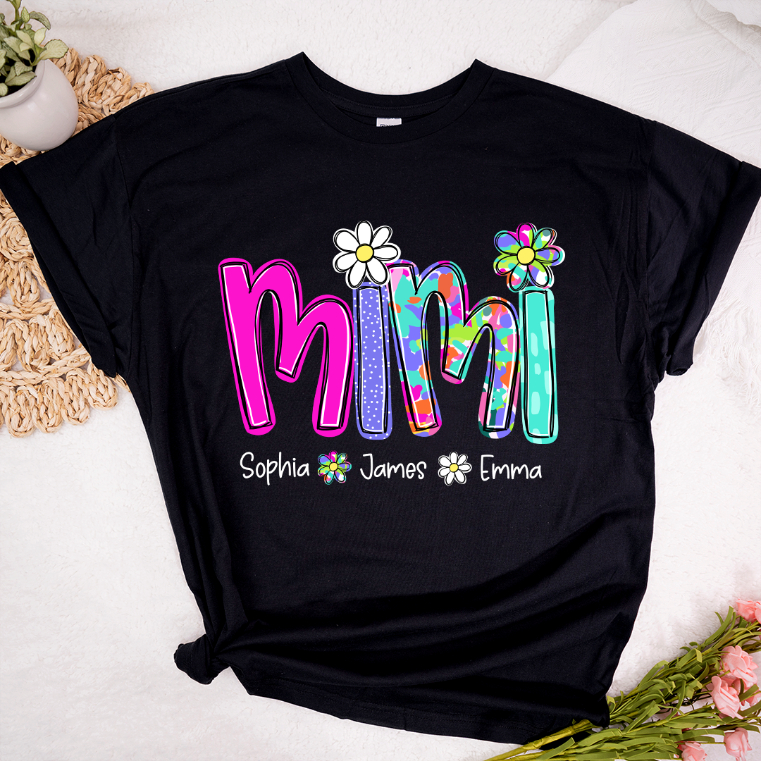 Personalized Summer Mimi Sweatshirt, Custom Nickname For Grandma And Kids