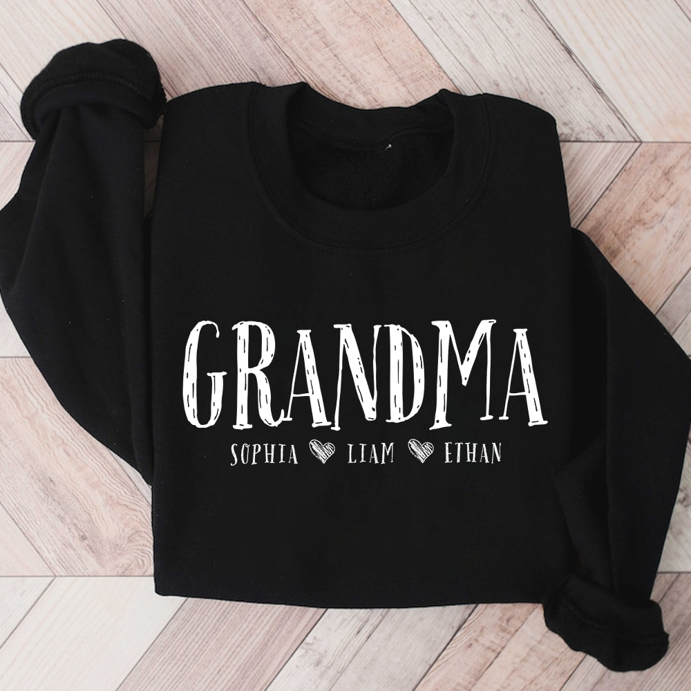 Personalized Nickname Grandma And Kids Names 2025