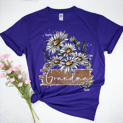 Daisy Wildflowers Grandma And Kids LTP01