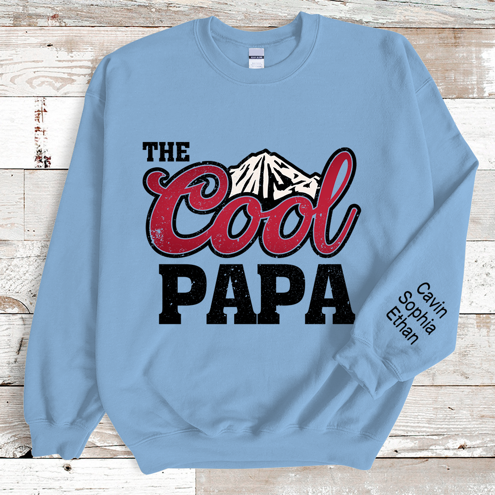 The Cool Papa And Grandkids Sweatshirt