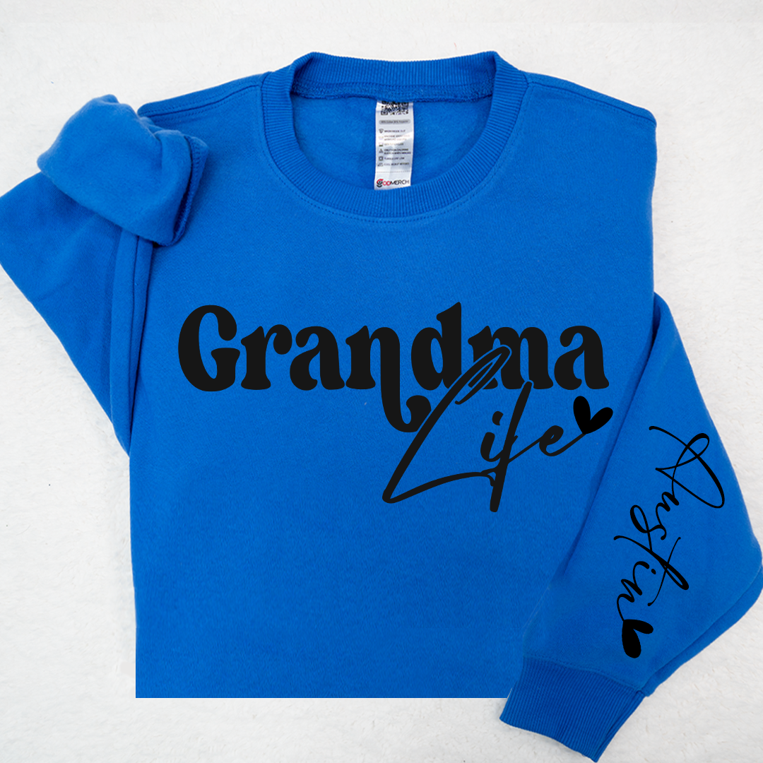 Custom Grandma Life And Heart Kid PLT01