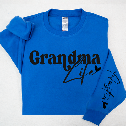 Custom Grandma Life And Heart Kid PLT01