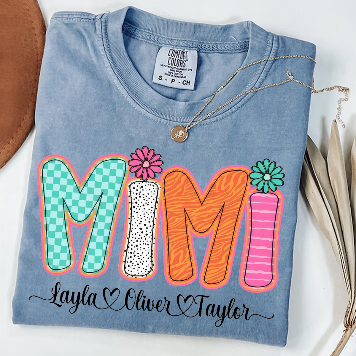 Comfort Colors® Mimi Summer With Grandkids 2025 Shirt