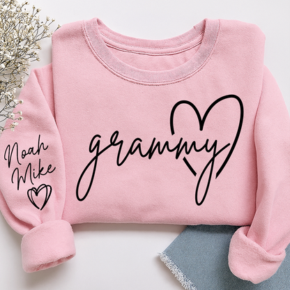 Bible Style Design, Custom Mom & Grandma Sweatshirt, Gift For Grammy And Her Grandchildren