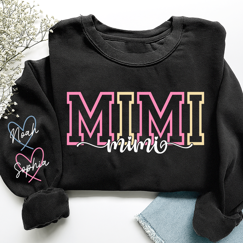 Custom Nickname Sweatshirt For Grandma And Kids, Gift Family