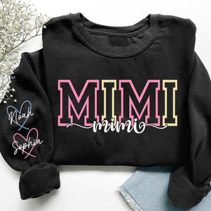 Custom Nickname Sweatshirt For Grandma And Kids, Gift Family