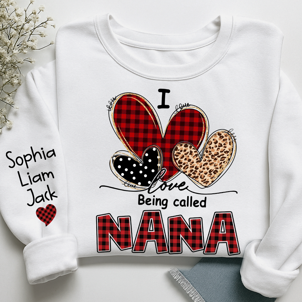 Custom I Love Being Called Mimi Sweatshirt, Grandma Shirt with Kids Names, Mother's Day Gift for Grandma
