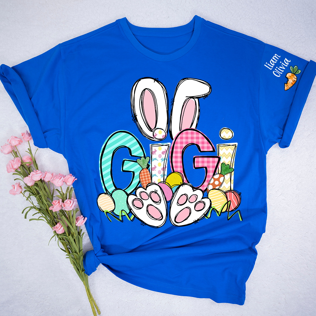 Easter Bunny Carrot Gigi And Kids LTP01 TShirt