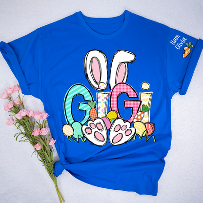 Easter Bunny Carrot Gigi And Kids LTP01 TShirt