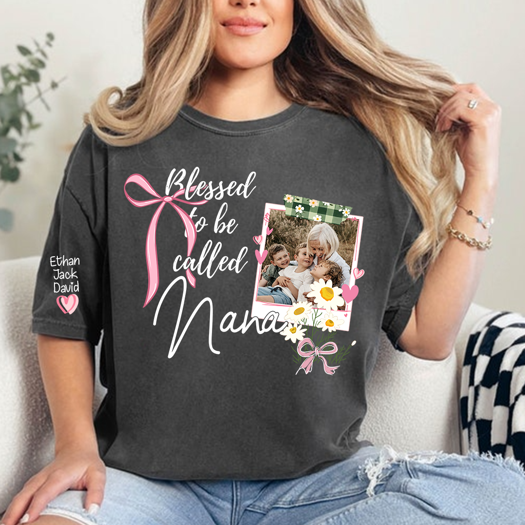 Custom Mother's Day Design Blessed To Be Called, Grandma Plant Seeds Of Love For Gift Nana And Kids