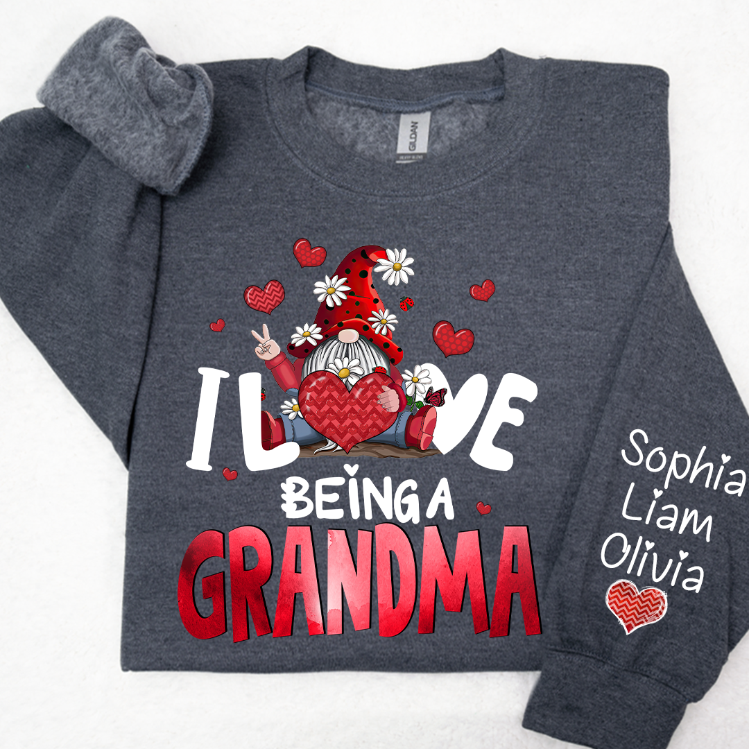 Valentine I Love Being A Grandma And Kids LTP01