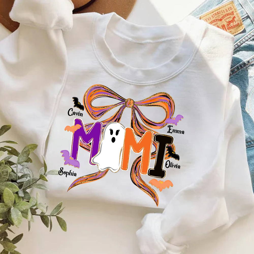 Boo Mimi, Halloween Spooky Coquette For Gift Grandma And Kids