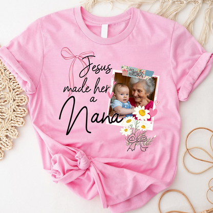 Custom Mother's Day Design With Jesus, Grandma Sowing Seeds Of Love As A Gift For Nana And The Children