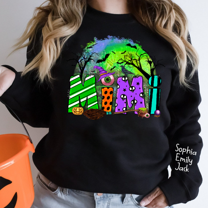 Personalized Halloween Grandma, Trick Or Treat , Custom Mimi And Kids Names