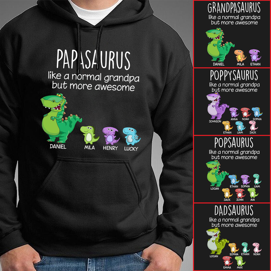 Grandpasaurus Like A Normal Grandpa But More Awesome, Father's Day Gifts