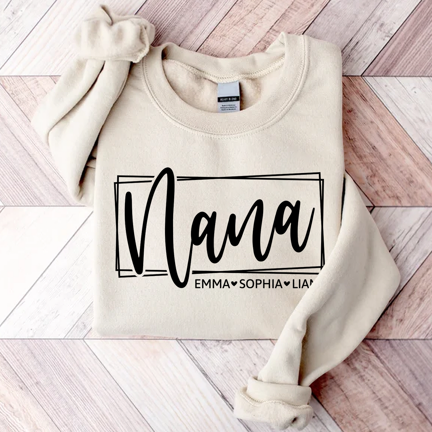 Custom Nana And Grandkids Sweatshirt